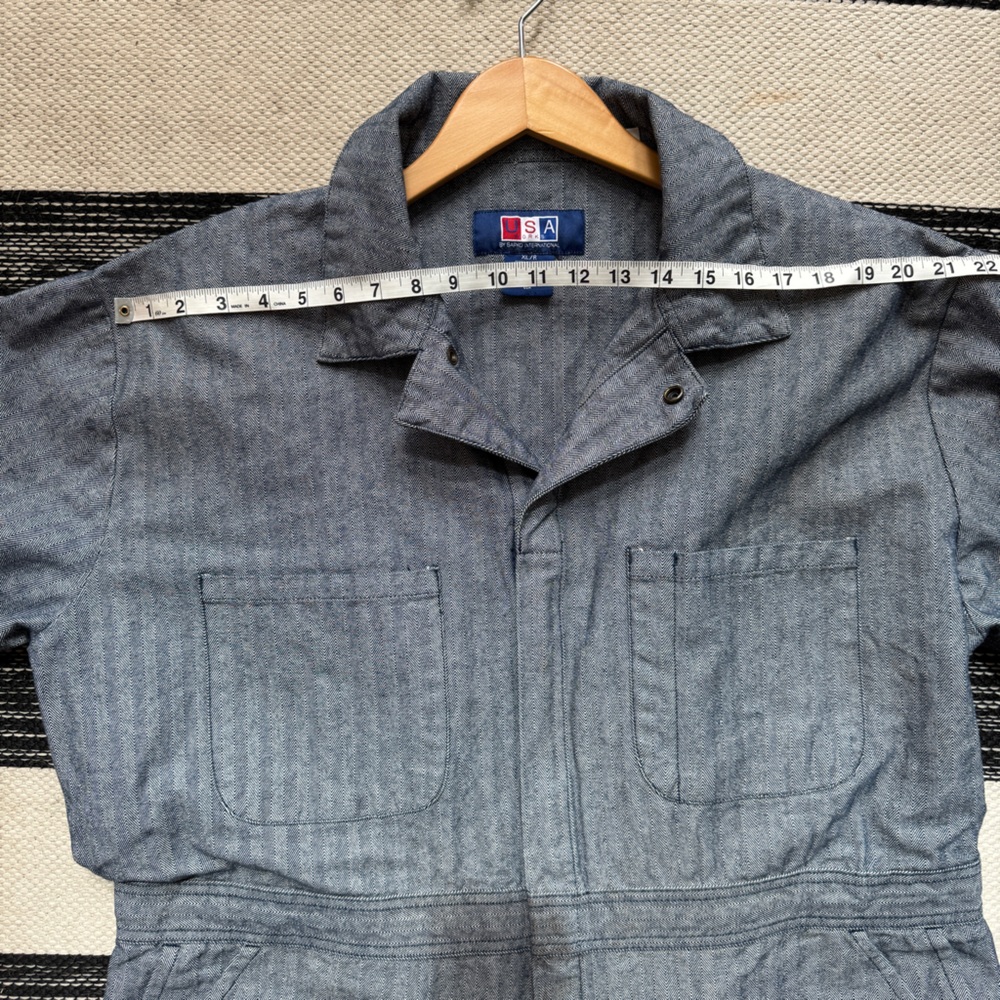 USA Work Womens Long Jumpsuit in dark gray Size XL - Picture 9 of 15